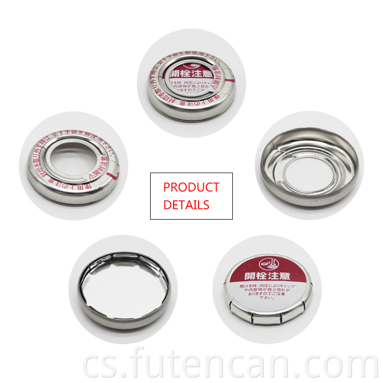 Kovové čepice Metal Caps